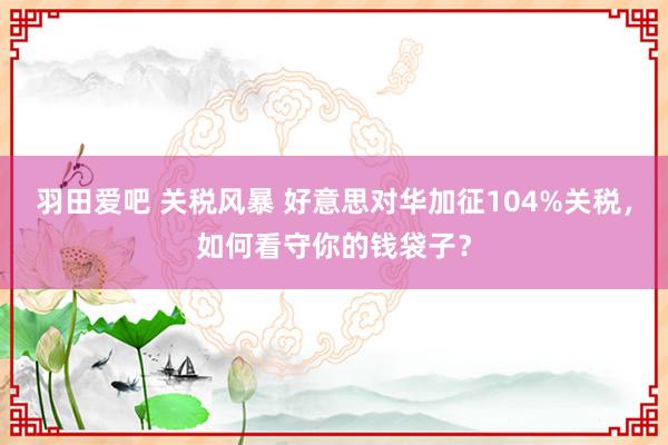 羽田爱吧 关税风暴 好意思对华加征104%关税，如何看守你的钱袋子？